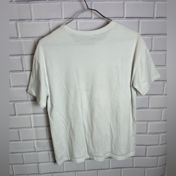 Old Navy White and Pink Barbie Logo Tee/girls size XL - Picture 5 of 5